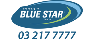Blue Star Taxis Invercargill Logo